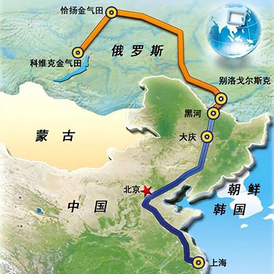 俄罗斯天然气，跨过长江了